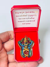 Garuda Naga Dragon Genuine Magic amulet protect charms Buddhist art Talisman picture
