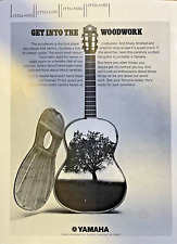 1974 Vintage Magazine Advertisement Yamaha Guitars Get Into The Woodwork picture