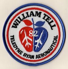 USAF Patch TELEDYNE RYAN DRONE TARGETS, 1982 WILLIAM TELL COMPETITION 4