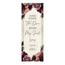I have Found The One Inspirational Scripture Full Color Floral Church Banner picture