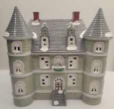 Vintage Yuletide Lakeside Mansion 11 in Tall. Light Works picture