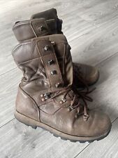 Altberg brown Microlite leather army boots - Uk size 6 picture