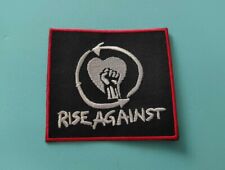 Rock Music Sew / Iron On Embroidered Patch:- Rise Against (b) picture