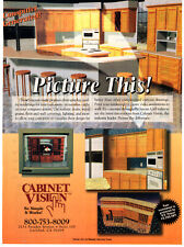 Cabinet Vision Design Software Computer Rendering 1996 Vintage Print Ad Original picture
