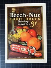 Vintage 1930 Beech-Nut Fruit Drops Candy Print Ad picture