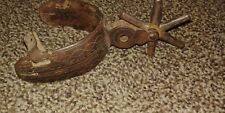 mexican left spur, engraved, very old, single spur picture