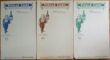 French 1920 Liqueur Advertising Menu: 'Vielle Cure' - Waiter & Bottle picture