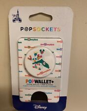 Walt Disney World 50th Mickey Vault Collection FL Map PopSocket Pop Wallet NEW picture