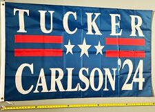 Tucker Carlson FLAG FREE USA SHIP Trump Vivek Republican America USA Sign 3x5' picture