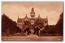 Entrance To State Normal School Building Chico California CA Antique Postcard picture