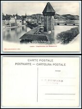 SWITZERLAND Postcard - Luzern, Kapellbrucke Wasserturm LOT #G1 picture