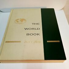 Vintage 1964/1965 The World Book Atlas Hardcover (FC 70A/T D178) picture