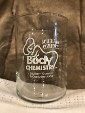 Southern Comfort & Cranberry body chemistry Juice Beaker Glass rare collectible picture