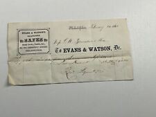 Letterhead Philadelphia Railroad Co LN Walton Agent 1885 picture