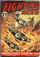 FIGHTING ACES-MAY 1945-DAVID GOODIS-CANADIAN VARIANT-WW II PULP THRILLS-POPUL... picture