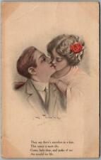 1912 Artist-Signed Romance Postcard 