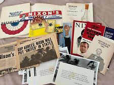 1968 Republican National Convention Nixon Press Kit, Program, News, Photos, etc picture