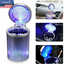 Colorful LED Light Up Ashtray Smokeless Ash Cigarette Cylinder Holder Cup Car picture