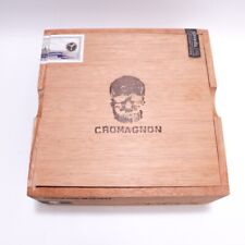 Cromagnon | Anthropology Wood Cigar Box Empty - 7.25