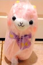 NWT Alpacasso Ribbon Pink purple Luna Haru Plushie toreba cute kawaii large 49cm picture