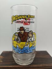 Vintage 1984 INDIANA JONES AND THE TEMPLE OF DOOM Raft 7-Up Glass Lucasfilm Ltd picture