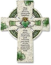 Irish Wall Cross with Traditional Irish Blessing picture