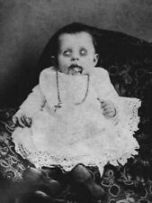 Antique Post Mortem Baby Photo 887b Oddleys Strange & Bizarre picture