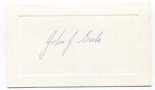 John Grebe Signed Card Autographed Signature Physicist at Dow Chemical picture