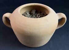 Authentic Holy Land Jerusalem Soil in Vintage Handmade Pottery picture