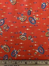 Beautiful Vintage 1940s Rayon Print Fabric - 34W x 4 Yards picture