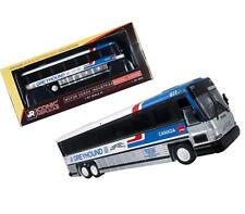 2001 MCI D4000 Coach Bus Greyhound Canada Blue And White With Red Stripes Bus To picture