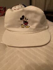 Vintage 1996 Mickey Mouse SnapBack Hat. White Cap/hat. Disney 90’s picture