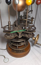 Antique Brass Orrery Solar System Sun~Earth~Moon Motion Scientific Research Mode picture