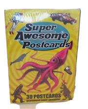 NIB, still sealed Super Awesome 30 Postcards by Archie McPhee 2013 picture
