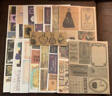 100+ Ephemera Lot - Perfect For Junk Journals and Mixed Media on the darker side picture