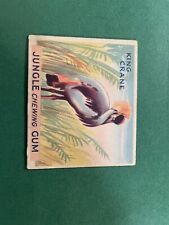 1930's , Jungle Chewing Gum Card,  #55, King Crane, Very Good ? picture