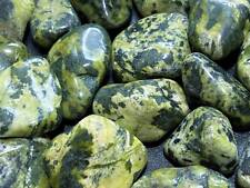 Bulk Wholesale Lot 1 LB Tumbled Green Nephrite Jade Polished Gemstones picture