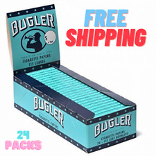 Bugler Cigarette Rolling Paper | 70mm | Single Wide | 24 Packs | Newest Version picture
