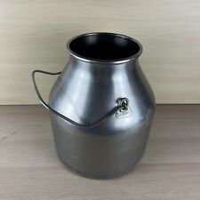 Vintage Delaval stainless steel milking 5 gallon bucket pail can dairy planter picture