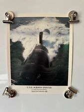 Poster: U.S.S. Albany (SSN753) - Los Angeles class Submarine poster  - See Pics picture