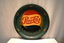 Vintage Pepsi-Cola Metal Tray Advertising Carbonated Soft Drink Collectibles 