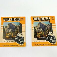 VINTAGE VIEW MASTER REEL LIST BROCHURE Lot of 2 1948 picture