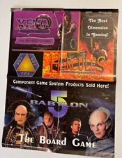 XENA : Hercules : Babylon 5 - Board Game Promo Poster 19.5x25 Comic Store picture