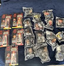 Starwars Toy Bundle, 5, 1998 Hasbro Action Figures & 16, McDonaldHappy Meal Toys picture
