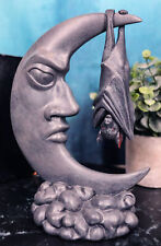 Ebros Sleeping Bat Hanging Over The Celestial Crescent Moon Figurine 8