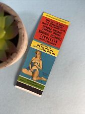 Vintage Pin Up Matchbook Cover Keystone 3rd Spring Frolic Harrisburg PA picture