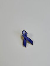 Blue Awareness Ribbon Lapel Pin Child Abuse Prevention  picture