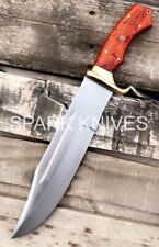 15'' SPARK CUSTOM EXTREME SURVIVOR BOWIE HUNTING KNIFE WITH LEATHER SHEATH picture