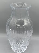 10 “ Vintage Lead Crystal Vase.  Faceted cut has a sparkling reflective finish. picture