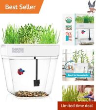 Easy Aquaponic Garden - 3 Gallon Watering Fish Tank - Herbs & Microgreens picture